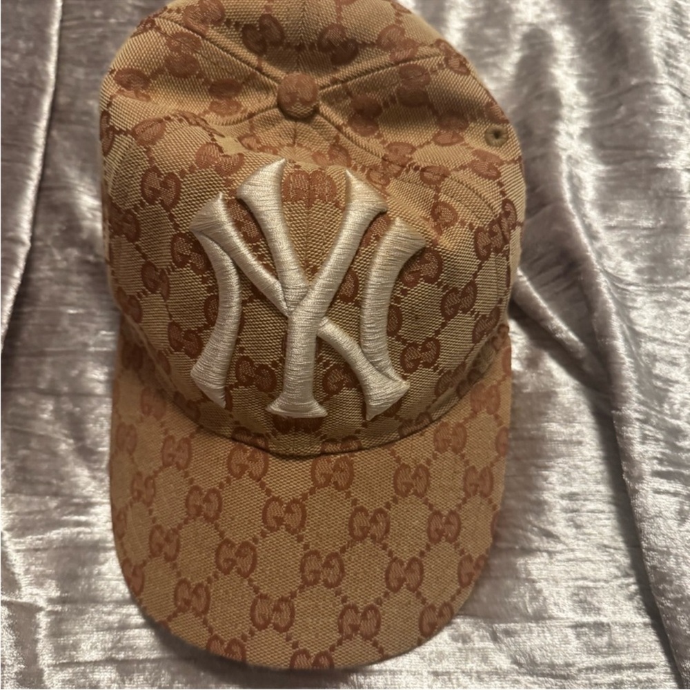 Gucci Brown Monogram Cap